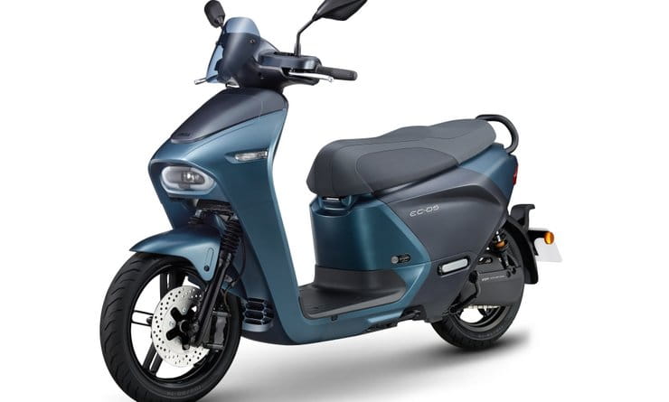 Yamaha EC-05 battery-swappable electric scooter